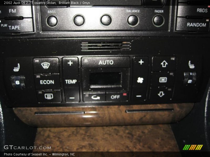 Controls of 2002 S4 2.7T quattro Sedan