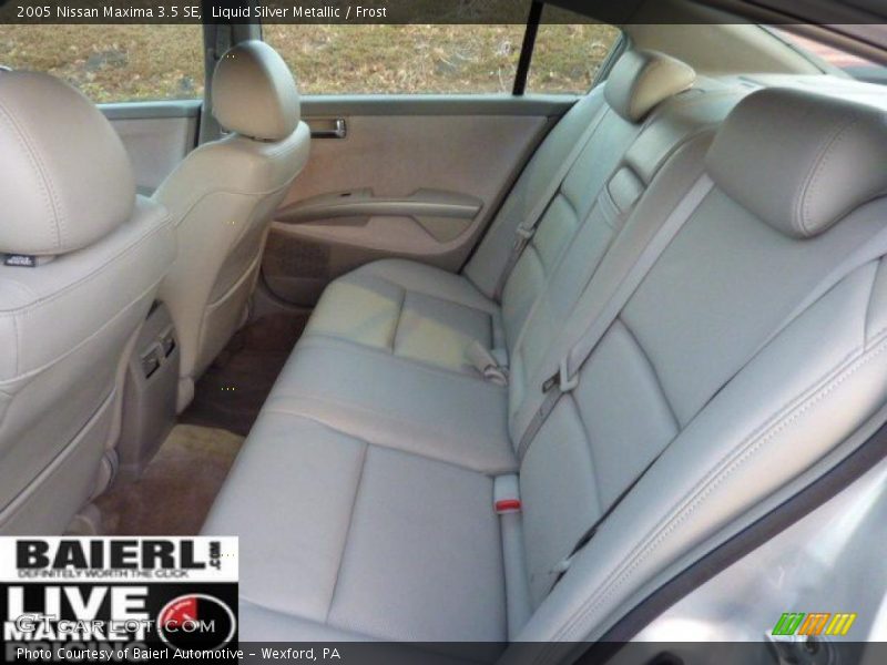 Liquid Silver Metallic / Frost 2005 Nissan Maxima 3.5 SE