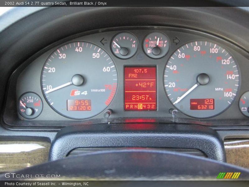 2002 S4 2.7T quattro Sedan 2.7T quattro Sedan Gauges