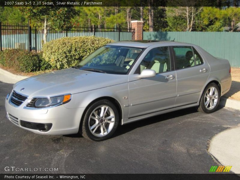 Silver Metallic / Parchment 2007 Saab 9-5 2.3T Sedan