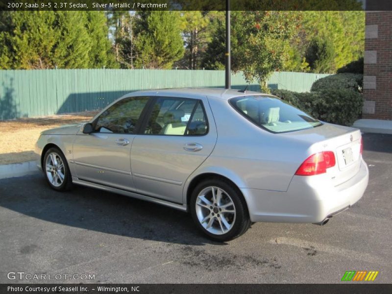 Silver Metallic / Parchment 2007 Saab 9-5 2.3T Sedan