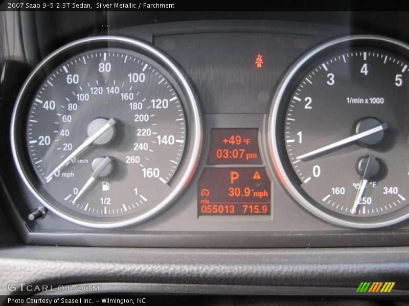 Silver Metallic / Parchment 2007 Saab 9-5 2.3T Sedan