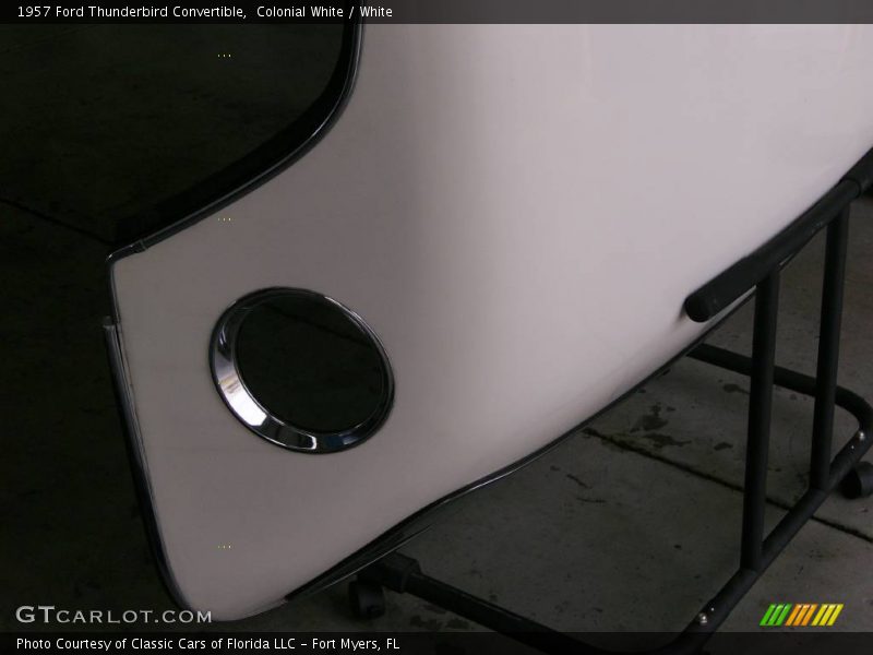 Colonial White / White 1957 Ford Thunderbird Convertible