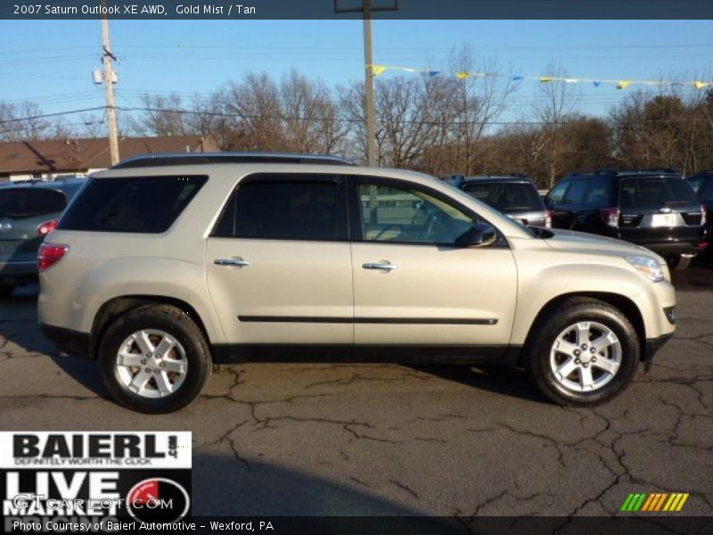 Gold Mist / Tan 2007 Saturn Outlook XE AWD