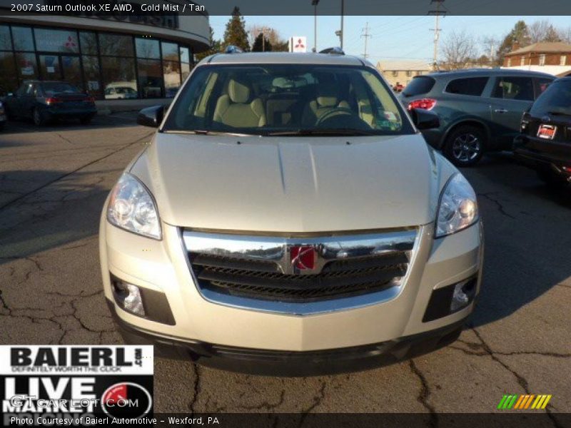 Gold Mist / Tan 2007 Saturn Outlook XE AWD