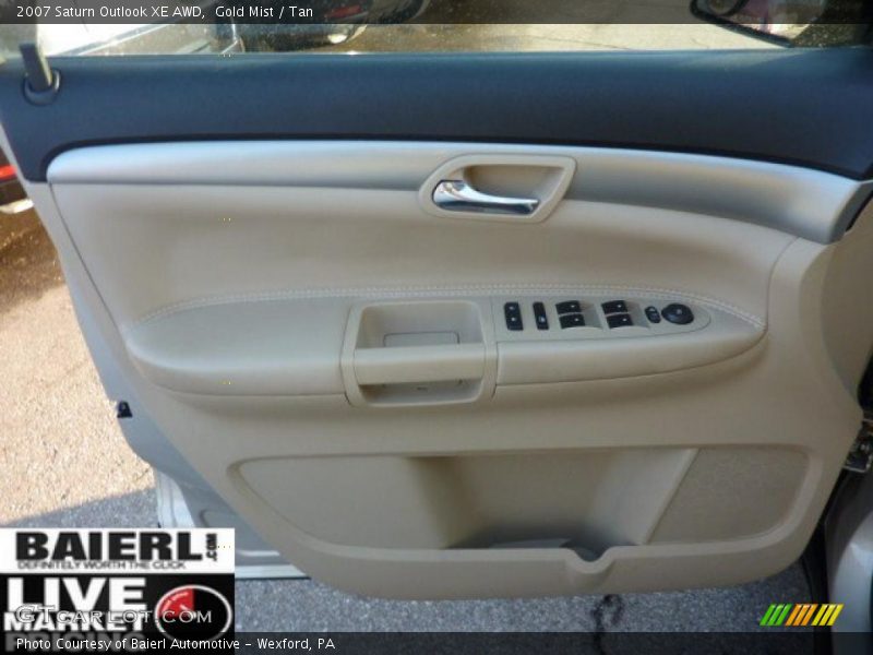 Gold Mist / Tan 2007 Saturn Outlook XE AWD