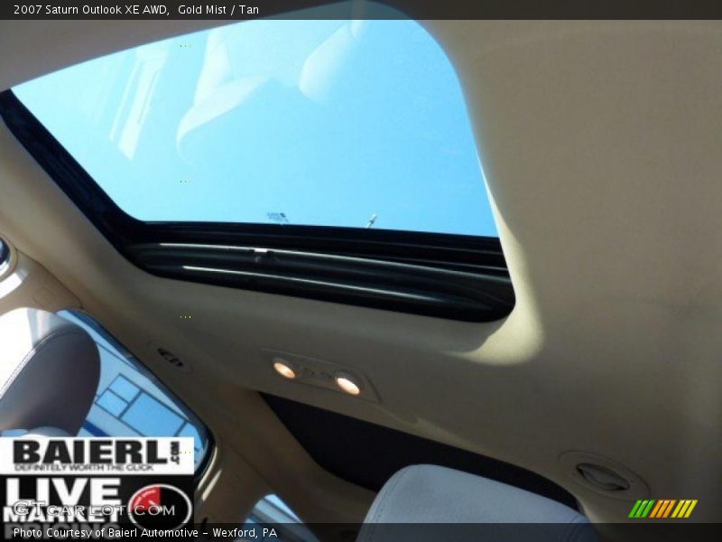 Gold Mist / Tan 2007 Saturn Outlook XE AWD
