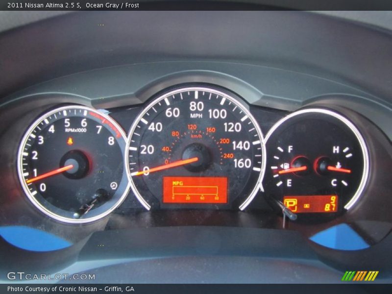 Ocean Gray / Frost 2011 Nissan Altima 2.5 S