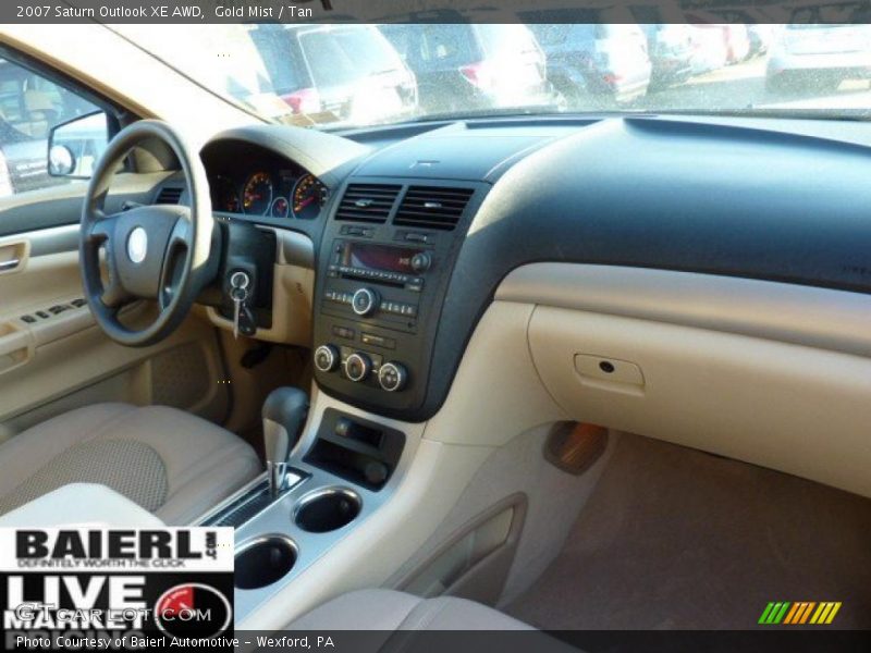Gold Mist / Tan 2007 Saturn Outlook XE AWD