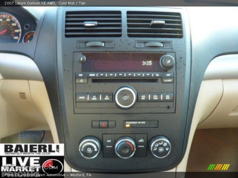 Gold Mist / Tan 2007 Saturn Outlook XE AWD