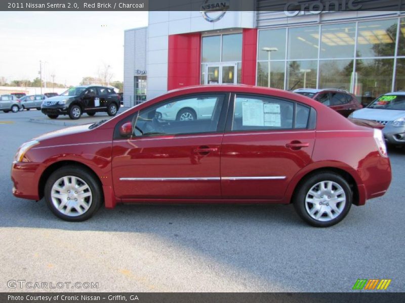 Red Brick / Charcoal 2011 Nissan Sentra 2.0