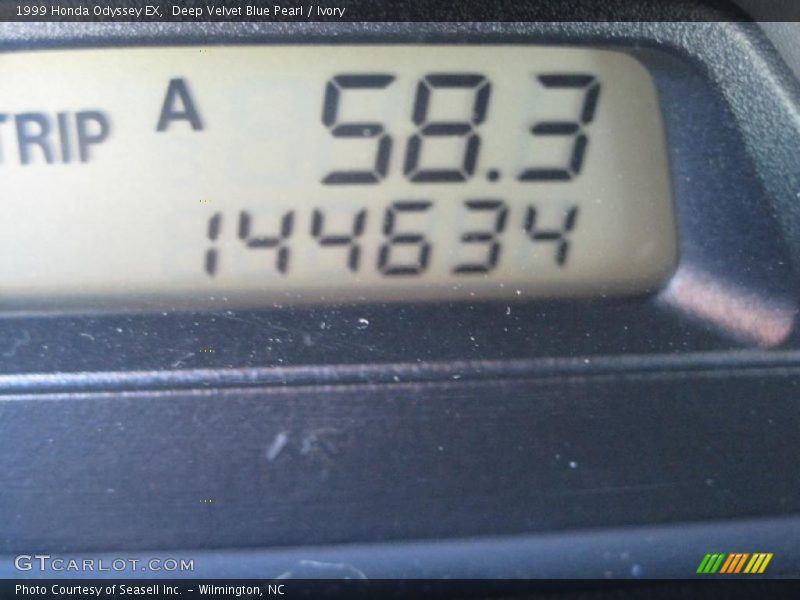 Deep Velvet Blue Pearl / Ivory 1999 Honda Odyssey EX