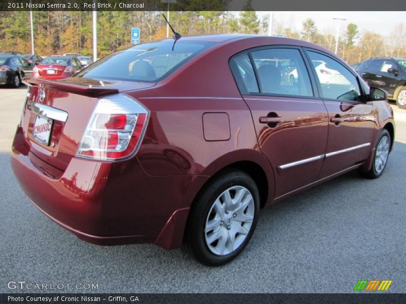 Red Brick / Charcoal 2011 Nissan Sentra 2.0