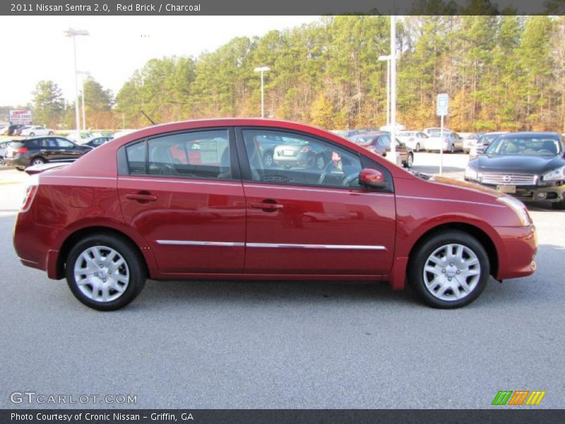 Red Brick / Charcoal 2011 Nissan Sentra 2.0