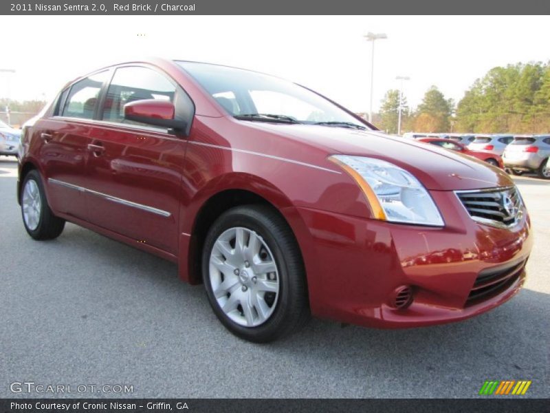 Red Brick / Charcoal 2011 Nissan Sentra 2.0