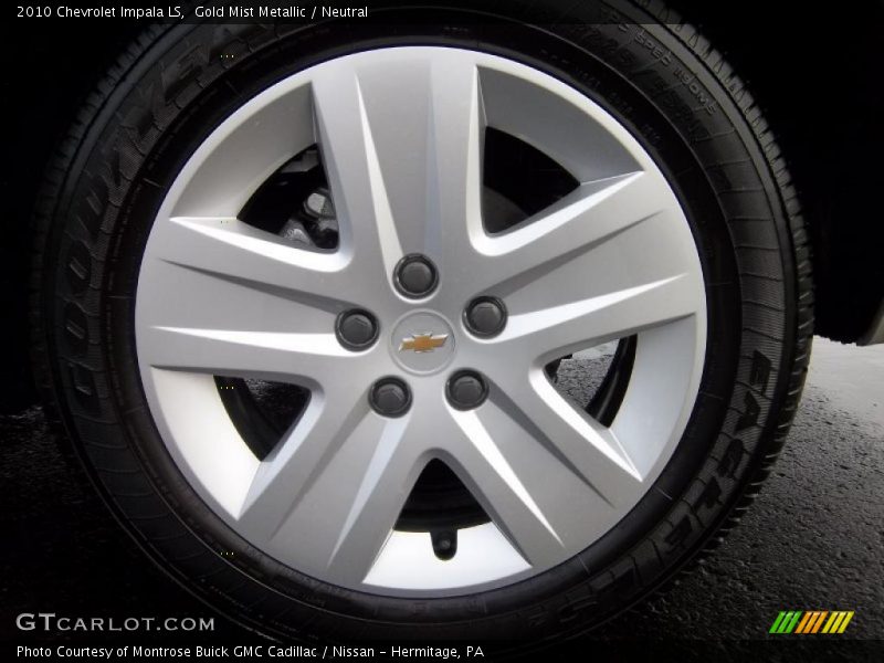 Gold Mist Metallic / Neutral 2010 Chevrolet Impala LS