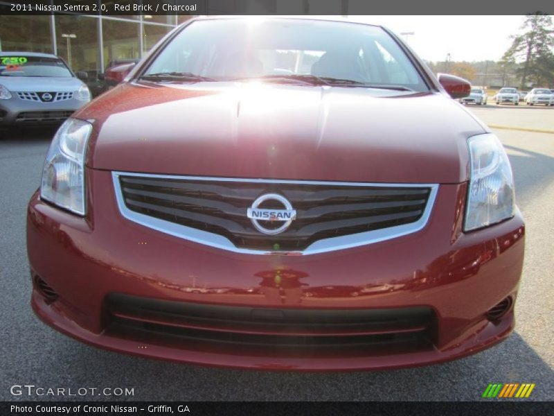 Red Brick / Charcoal 2011 Nissan Sentra 2.0