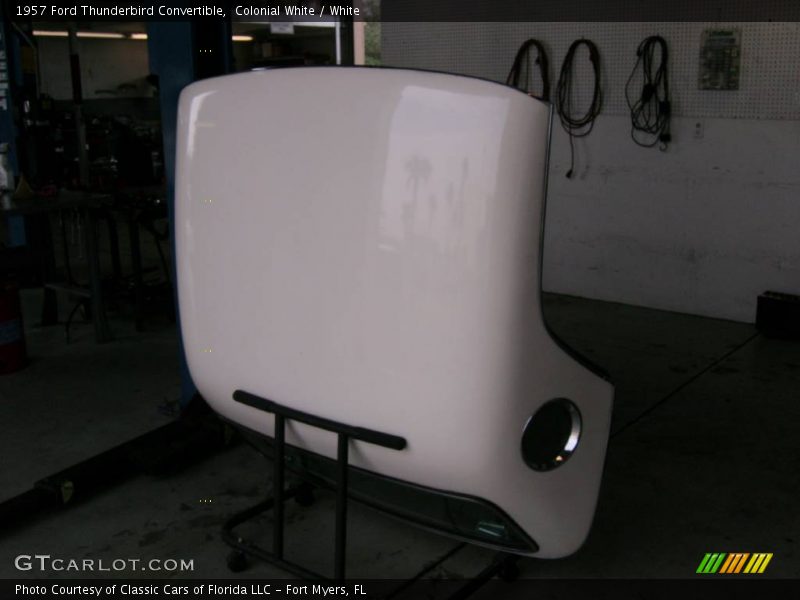 Colonial White / White 1957 Ford Thunderbird Convertible