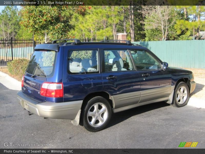 Blue Ridge Pearl / Gray 2001 Subaru Forester 2.5 S