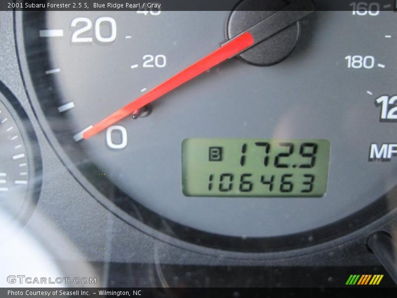 Blue Ridge Pearl / Gray 2001 Subaru Forester 2.5 S