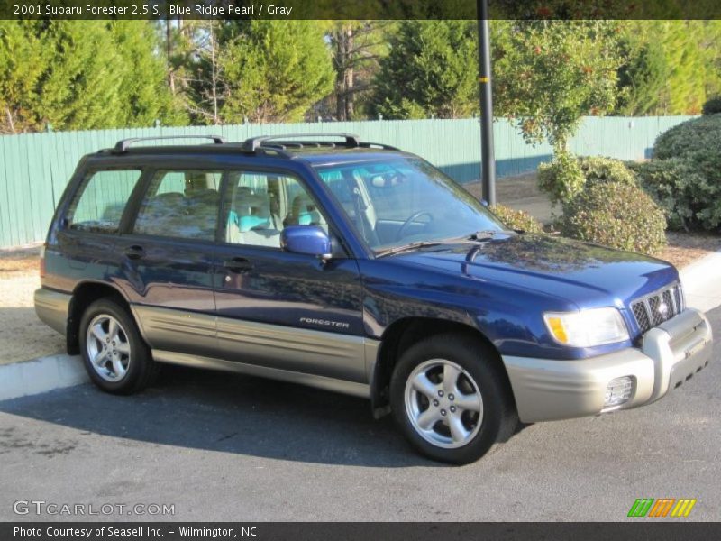 Blue Ridge Pearl / Gray 2001 Subaru Forester 2.5 S