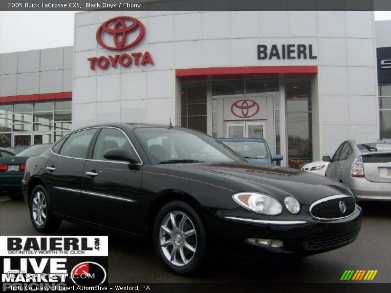 Black Onyx / Ebony 2005 Buick LaCrosse CXS
