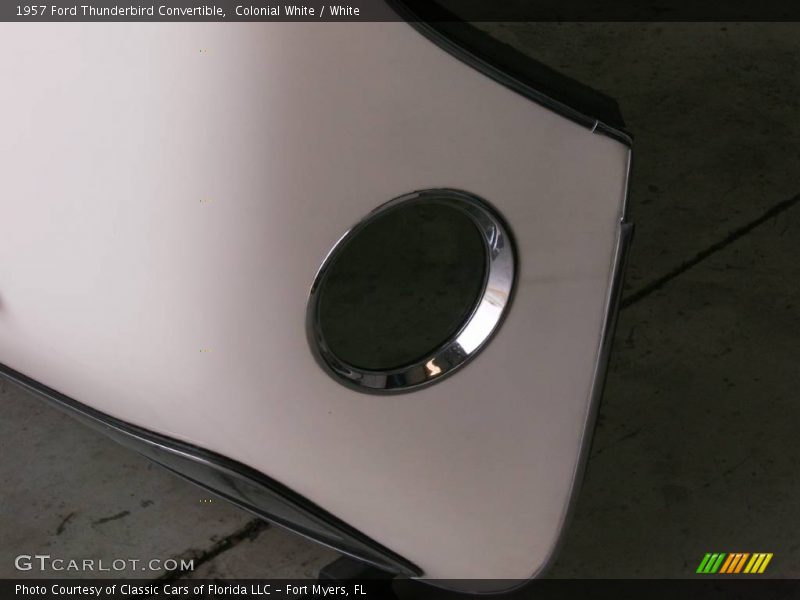 Colonial White / White 1957 Ford Thunderbird Convertible