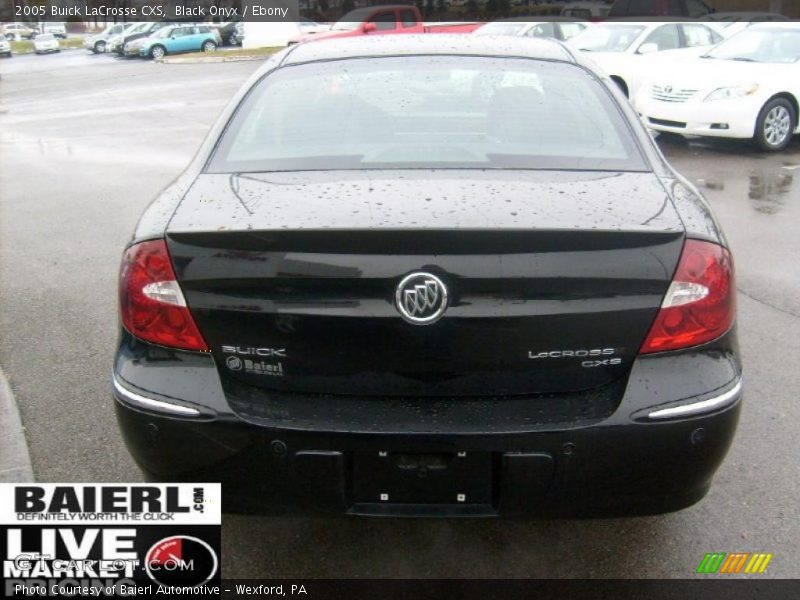 Black Onyx / Ebony 2005 Buick LaCrosse CXS