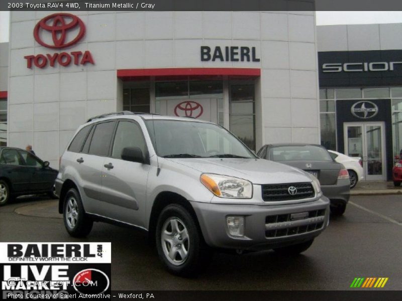 Titanium Metallic / Gray 2003 Toyota RAV4 4WD