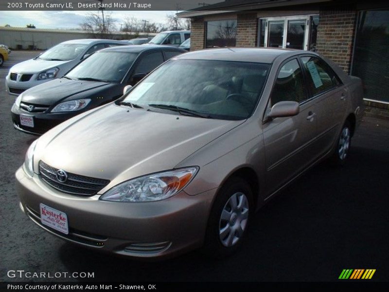 Desert Sand Mica / Taupe 2003 Toyota Camry LE