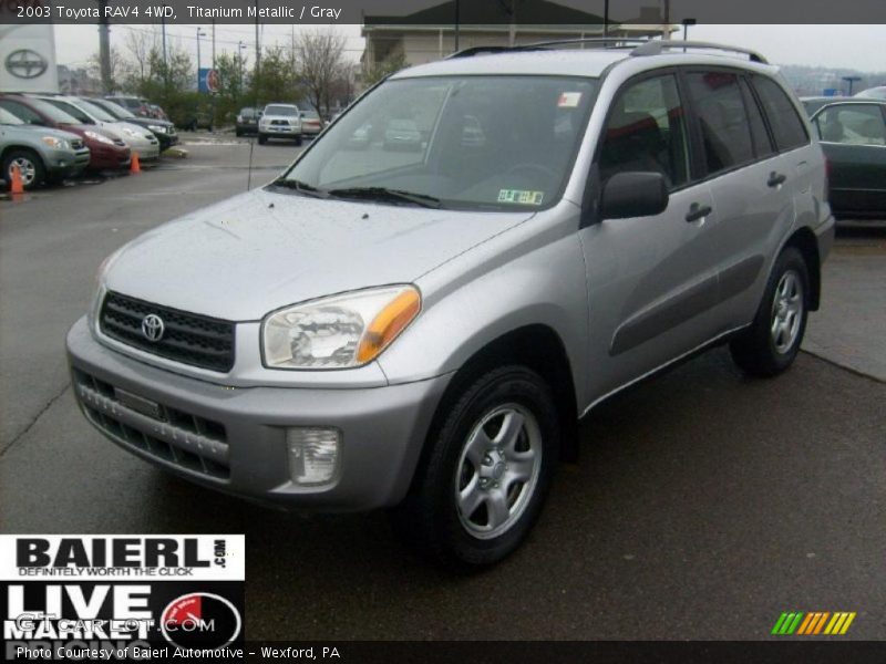 Titanium Metallic / Gray 2003 Toyota RAV4 4WD