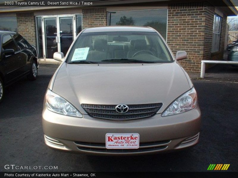 Desert Sand Mica / Taupe 2003 Toyota Camry LE