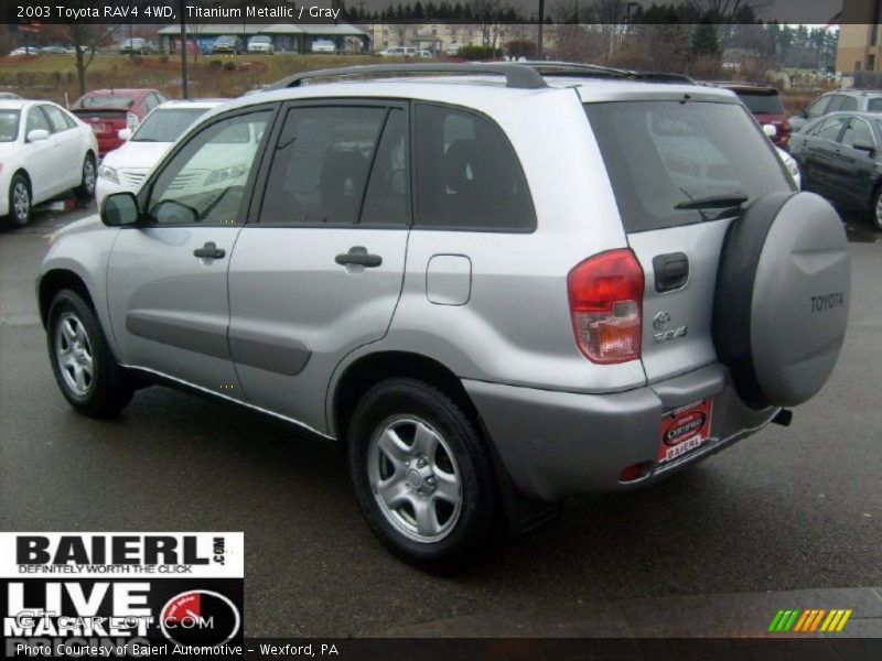 Titanium Metallic / Gray 2003 Toyota RAV4 4WD