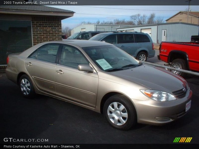 Desert Sand Mica / Taupe 2003 Toyota Camry LE