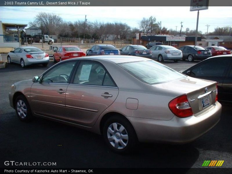 Desert Sand Mica / Taupe 2003 Toyota Camry LE