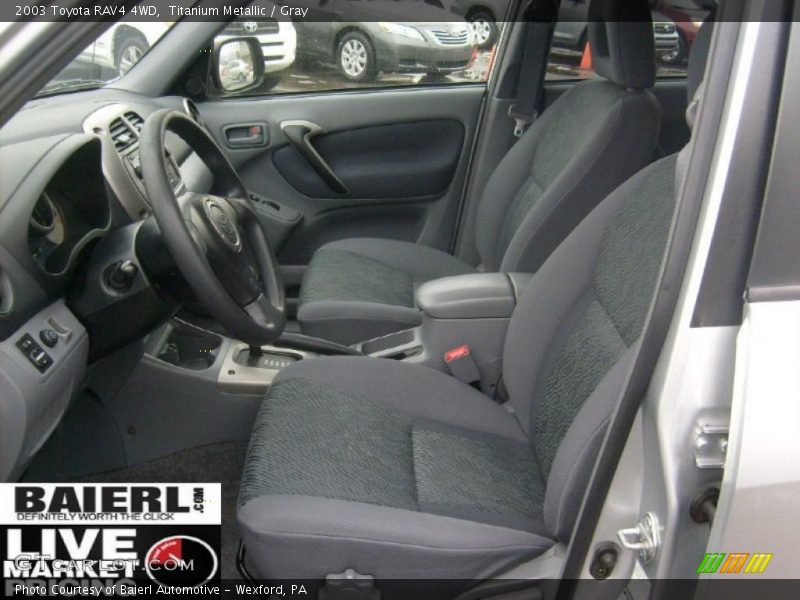 Titanium Metallic / Gray 2003 Toyota RAV4 4WD