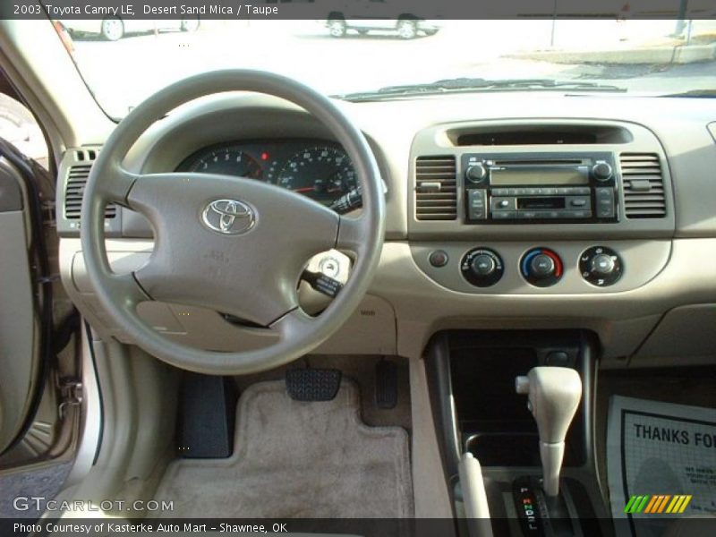 Desert Sand Mica / Taupe 2003 Toyota Camry LE