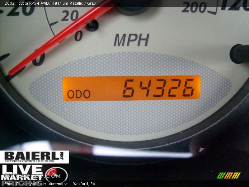 Titanium Metallic / Gray 2003 Toyota RAV4 4WD