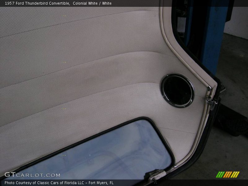Colonial White / White 1957 Ford Thunderbird Convertible