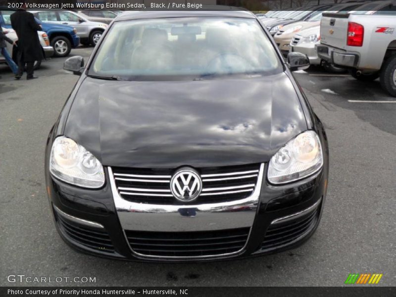Black / Pure Beige 2007 Volkswagen Jetta Wolfsburg Edition Sedan