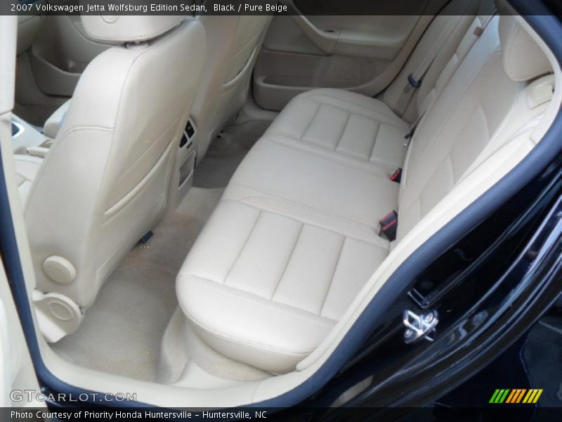 Black / Pure Beige 2007 Volkswagen Jetta Wolfsburg Edition Sedan
