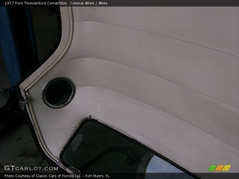 Colonial White / White 1957 Ford Thunderbird Convertible