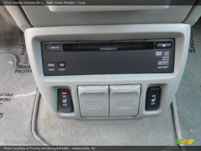 Slate Green Metallic / Gray 2010 Honda Odyssey EX-L