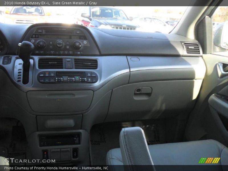 Slate Green Metallic / Gray 2010 Honda Odyssey EX-L