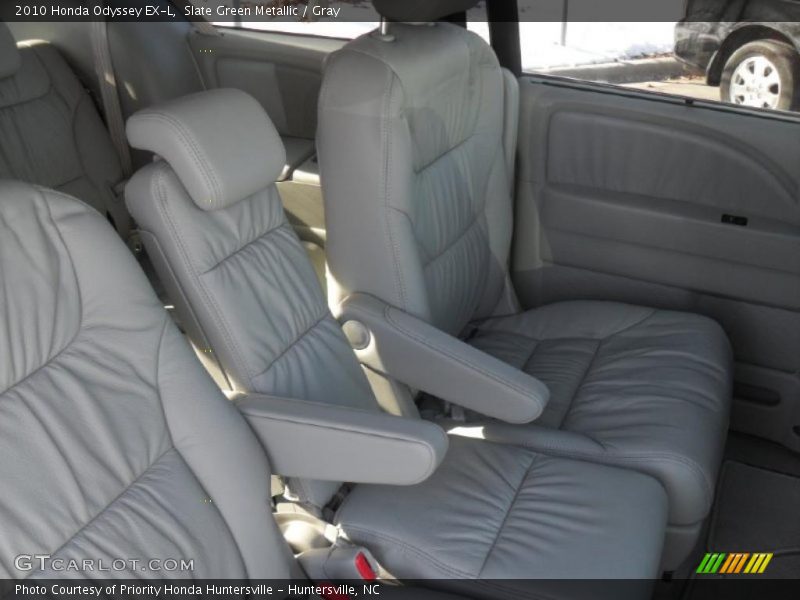 Slate Green Metallic / Gray 2010 Honda Odyssey EX-L