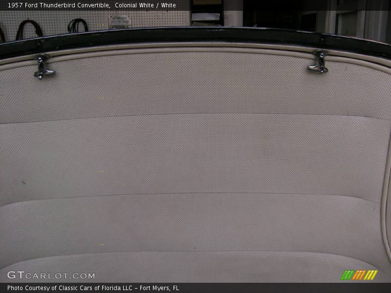 Colonial White / White 1957 Ford Thunderbird Convertible