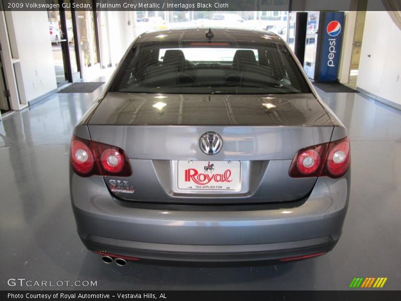 Platinum Grey Metallic / Interlagos Black Cloth 2009 Volkswagen GLI Sedan