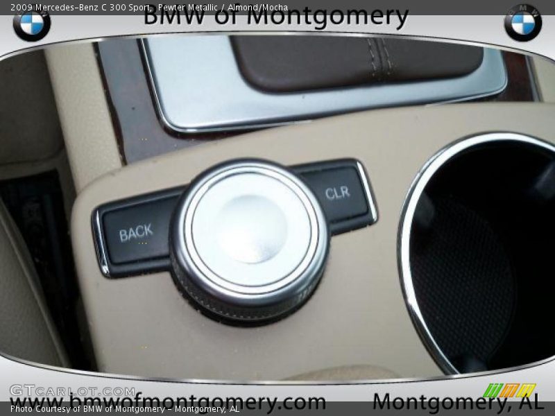 Pewter Metallic / Almond/Mocha 2009 Mercedes-Benz C 300 Sport