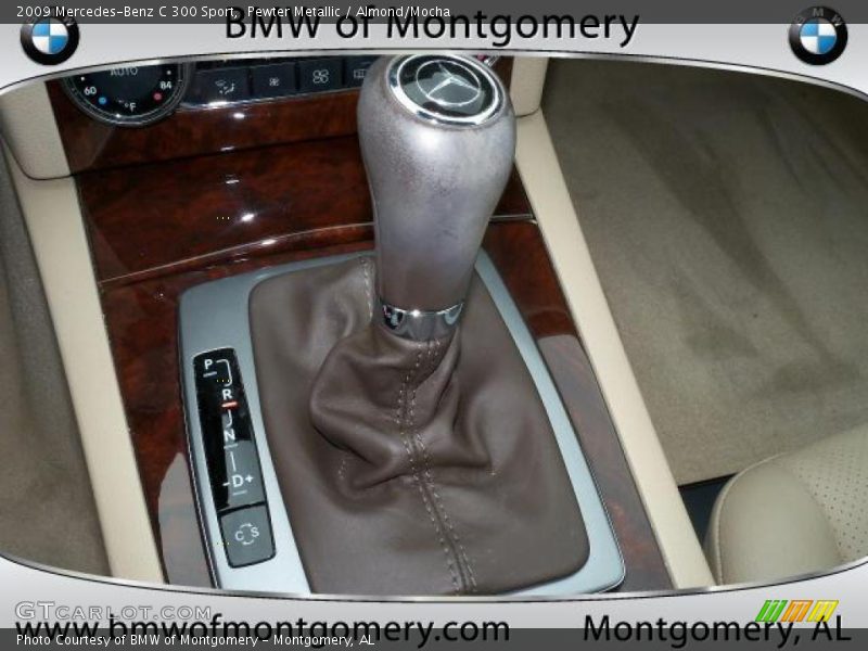 Pewter Metallic / Almond/Mocha 2009 Mercedes-Benz C 300 Sport