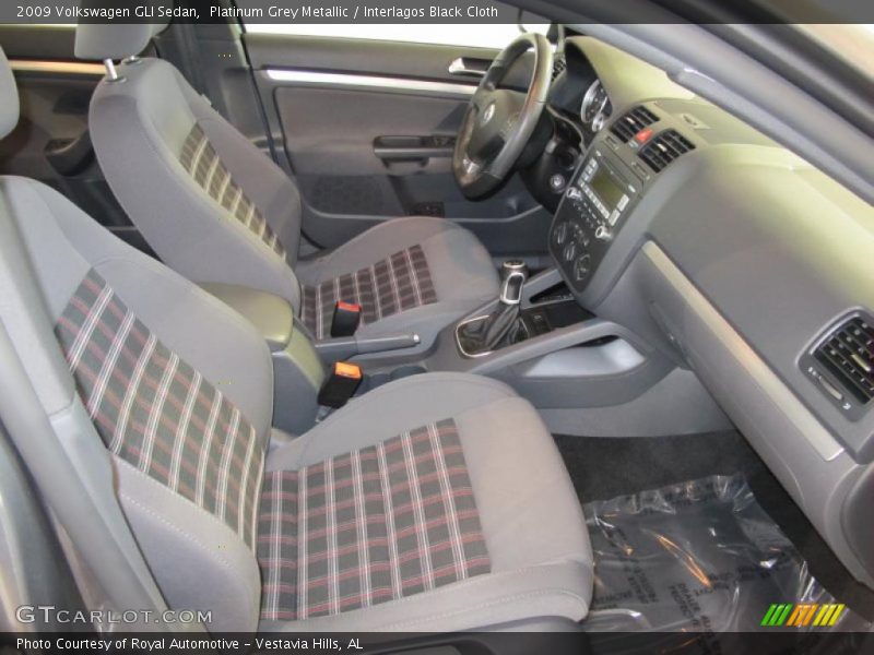  2009 GLI Sedan Interlagos Black Cloth Interior